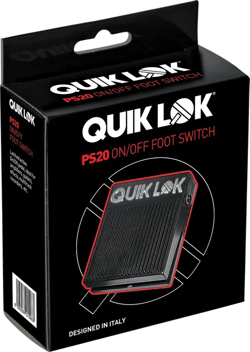 QUIKLOK Pedal Interruptor Universal Controlador Jack Mono Macho Cable 2m