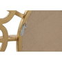 DKD Home Decor Espejo de Resina con Cadena Dorado 95x95x5 cm