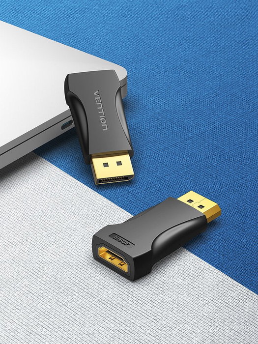 Vention HBOB0 Adaptador DisplayPort Macho a HDMI Hembra Negro Vention HBOB0 Adaptador DisplayPort Macho a HDMI Hembra Negro