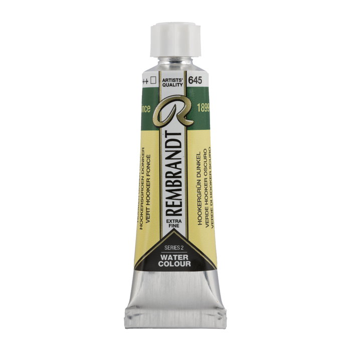 Rembrandt Acuarela Tubo 10 ml Verde Hooker Oscuro 645 Rembrandt Acuarela Tubo 10 ml Verde Hooker Oscuro 645