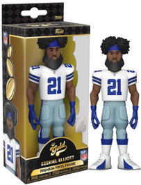 Funko POP! Gold Ezekiel Elliott Cowboys NFL Chase Limited Edition 12 cm