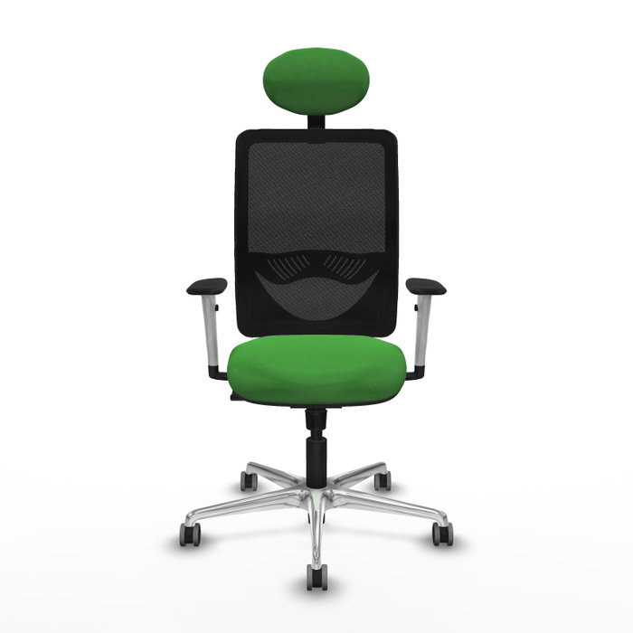 PIQUERAS Y CRESPO Silla de oficina Zulema con mecanismo Sincro, Verde y Negro PIQUERAS Y CRESPO Silla de oficina Zulema con mecanismo Sincro, Verde y Negro
