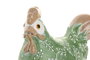 DKD Home Decor Figura de Resina Gallina Verde