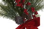 DKD Home Decor Rama Navidad Tradicional Verde Rojo 12 x 56 x 25 cm (12 Unidades)