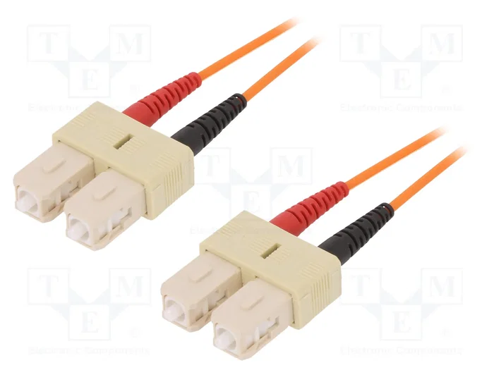 LAPP Cable de conexión de fibra óptica OM1 duplex SC/UPC a SC/UPC 2m LAPP Cable de conexión de fibra óptica OM1 duplex SC/UPC a SC/UPC 2m
