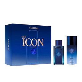Antonio Banderas The Icon Supreme Eau de Parfum Intense Estuche - Colonia para Hombre 100 ml + Desodorante 150 ml - 2 pz