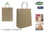 Algon Set-3 Bolsa Papel Kraft 32x12x40 cm (24 Unidades)
