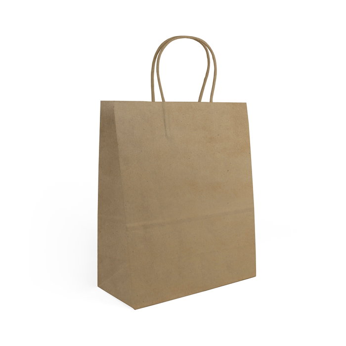 Algon Set-3 Bolsa Papel Kraft 32x12x40 cm (24 Unidades)
