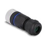 DeLOCK Conector M12 codificado A de 4 pines hembra para montaje