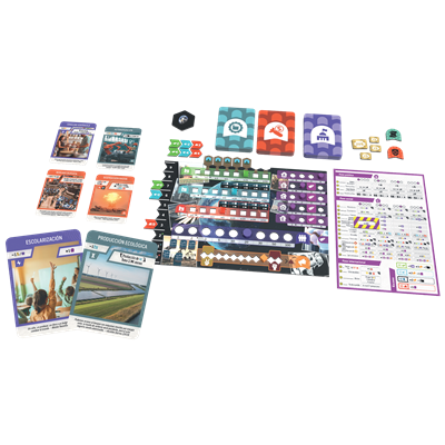 Ludonaute LULIM01ES Limit - Juego de Mesa Estratégico Geopolítico y Cooperativo, de 1 a 6 Jugadores, en Español (Castellano), a Partir de 14 Años