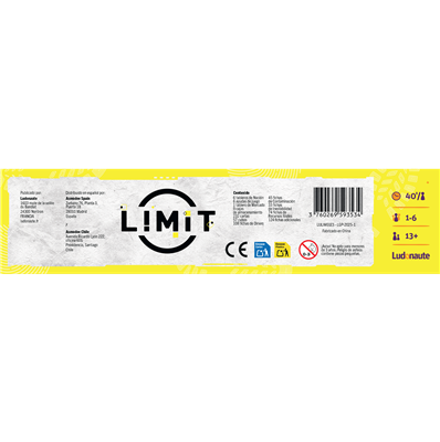 Ludonaute LULIM01ES Limit - Juego de Mesa Estratégico Geopolítico y Cooperativo, de 1 a 6 Jugadores, en Español (Castellano), a Partir de 14 Años