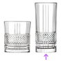 Rcr Cristalleria IT Vaso Alto 370 Ml Brillante Luxion Eco-crystal Glass (6 Unidades) Altura 150 Mm