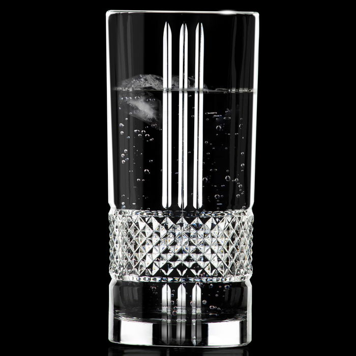 Rcr Cristalleria IT Vaso Alto 370 Ml Brillante Luxion Eco-crystal Glass (6 Unidades) Altura 150 Mm