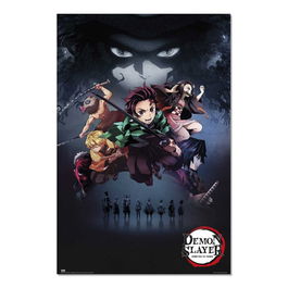 Erik Poster Demon Slayer Kimetsu no Yaiba 91,5x61cm Papel Brillo 150gr