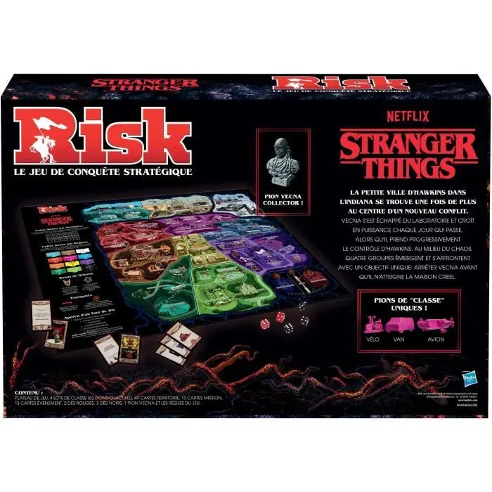 Winning Moves RISK Stranger Things - Juego de Mesa - Movimientos Ganadores - A partir de 15 años