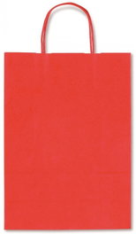 SADOCH REX Bolsas Kraft Allegra Rojo 41x12x36cm (Pack de 25)