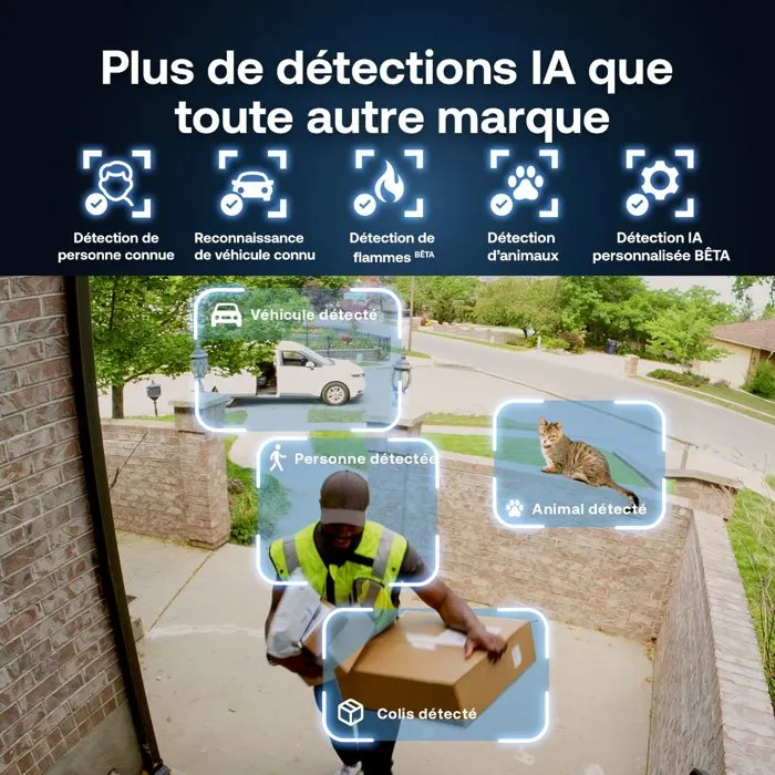 Arlo Ultra 3 Kit de Cámaras de Seguridad: 2 Cámaras + 1 Panel Solar - ARL0193108152969