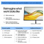 HP Pro 527pq Monitor de 27 Pulgadas (68.6 cm) QHD 2560 x 1440 IPS 5ms 100Hz 16:9 con USB-C Hub, HDMI, DisplayPort, USB 3.2, VESA, Negro/Plata