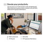 HP Pro 527pq Monitor de 27 Pulgadas (68.6 cm) QHD 2560 x 1440 IPS 5ms 100Hz 16:9 con USB-C Hub, HDMI, DisplayPort, USB 3.2, VESA, Negro/Plata