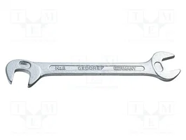 GEDORE Llave bilateral acodada de 7mm