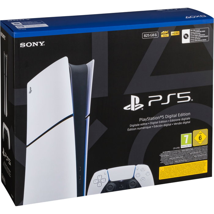Sony PlayStation 5 Slim Digital Edition 825GB Blanco/Negro Sony PlayStation 5 Slim Digital Edition 825GB Blanco/Negro