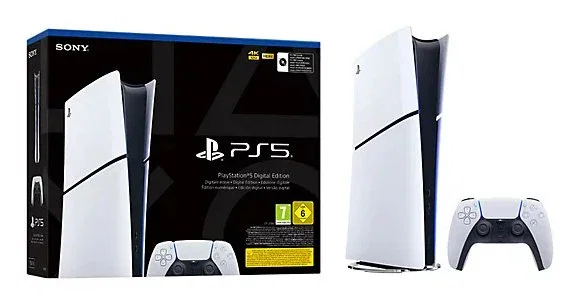 Sony PlayStation 5 Slim Digital Edition 825GB Blanco/Negro Sony PlayStation 5 Slim Digital Edition 825GB Blanco/Negro