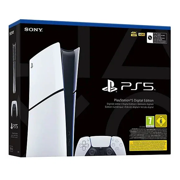 Sony PlayStation 5 Slim Digital Edition 825GB Blanco/Negro Sony PlayStation 5 Slim Digital Edition 825GB Blanco/Negro