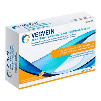 VESVEIN Alivio Piernas Cansadas 30 Comp Doble Capa