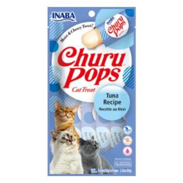 Inaba Churu Pops Receta de Atún 4 Sticks de 15g