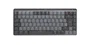 Logitech MX Mechanical Mini Teclado Inalámbrico RF + Bluetooth, Mecánico, Retroiluminado, QWERTY Internacional EE.UU., Tenkeyless, Color Grafito - Modelo 920-010780