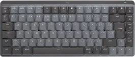Logitech MX Mini - Teclado Mecánico Inalámbrico RF + Bluetooth QWERTY Internacional EE.UU. - Grafito Gris