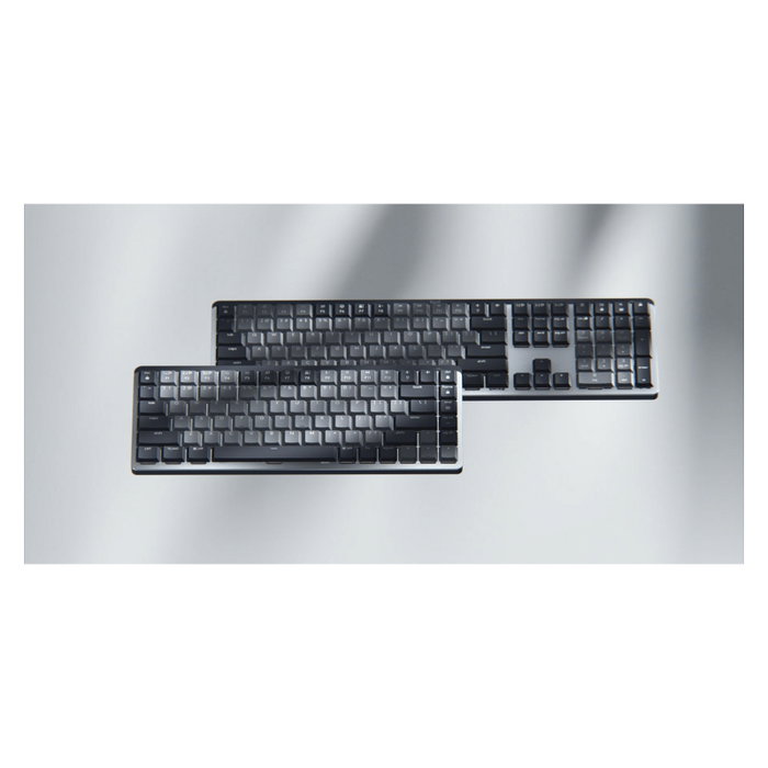 Logitech MX Mini - Teclado Mecánico Inalámbrico RF + Bluetooth QWERTY Internacional EE.UU. - Grafito Gris