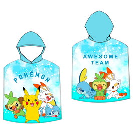 Nintendo Poncho Toalla Pokemon Microfibra 55x110cm