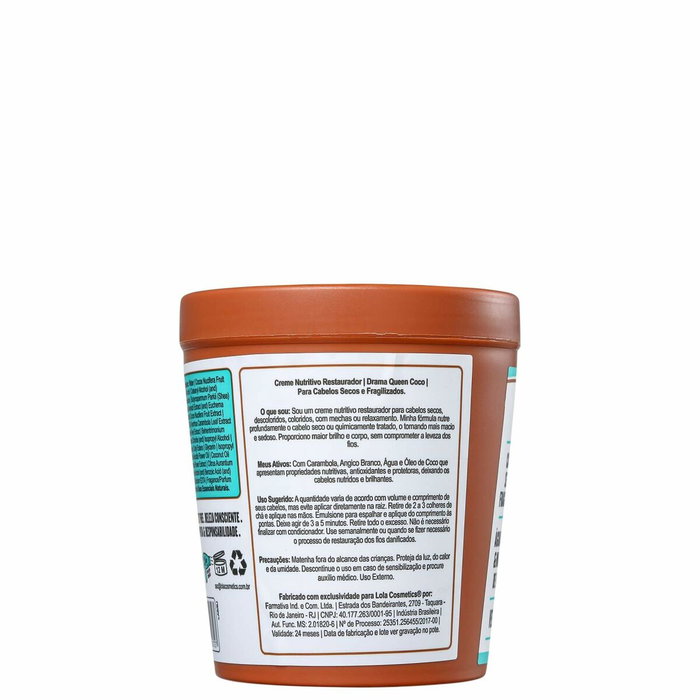 Lola Cosmetics Drama Queen Coco Mascarilla Restauradora 230 g Lola Cosmetics Drama Queen Coco Mascarilla Restauradora 230 g