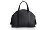 Lucky Bees Bolso 1233 Piel de Polivinilo Negro y Gris 27x10x20 cm