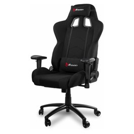 Arozzi Inizio Silla Gaming Negro Tela Reposabrazos Ajustable 2D Soporte 105 kg