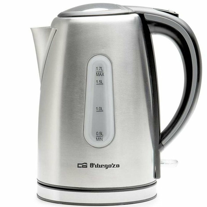 Orbegozo KT 6024 Hervidor de agua 1,7 L 2200 W Acero inoxidable Orbegozo KT 6024 Hervidor de agua 1,7 L 2200 W Acero inoxidable