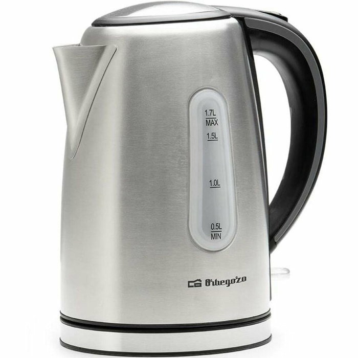 Orbegozo KT 6024 Hervidor de agua 1,7 L 2200 W Acero inoxidable Orbegozo KT 6024 Hervidor de agua 1,7 L 2200 W Acero inoxidable