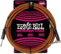 Ernieball Cable para Instrumento Trenzado Jack-Jack SA 3 Metros Naranja/Negro
