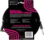 Ernieball Cable para Instrumento Trenzado Jack-Jack SA 3 Metros Naranja/Negro