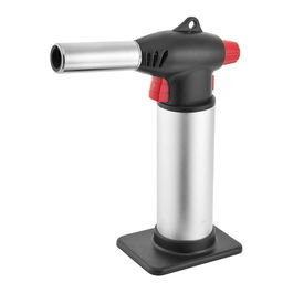 Tescoma Soplete de Cocina Profesional con Regulador de Llama y Cierre de Seguridad, Acero Inoxidable y Plástico para Flambear y Caramelizar