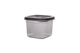 Hermia BNMPEGYAS06-5 Juego de 6 Cajas de Almacenaje de Plástico Antracita 10x10x9.5cm 550ml