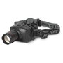 ENTAC Linterna de cabeza EHL-ZOOM-1W-PL Negra