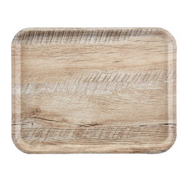 CAMBRO Bandeja Serie Madeyra laminada con superficie texturizada 36 x 46 cm Marrón