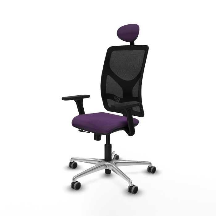 PIQUERAS Y CRESPO Silla de oficina Motilla con mecanismo Sincro/Traslack, Morado y Negro PIQUERAS Y CRESPO Silla de oficina Motilla con mecanismo Sincro/Traslack, Morado y Negro