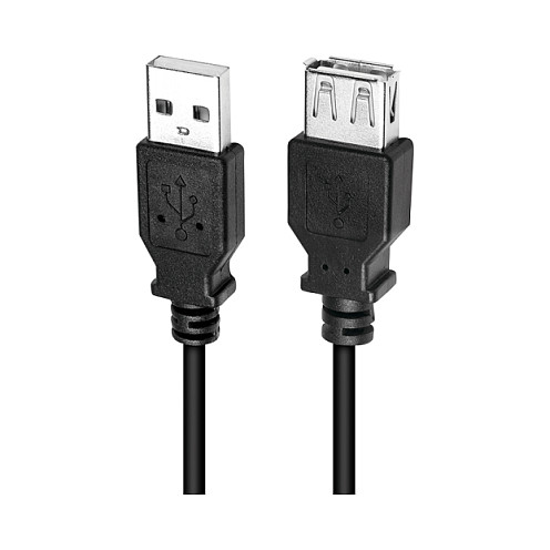 LogiLink Extensor de Cable USB 2.0, USB-A Macho a USB-A Hembra, 5 m, Negro LogiLink Extensor de Cable USB 2.0, USB-A Macho a USB-A Hembra, 5 m, Negro