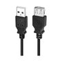 LogiLink Extensor de Cable USB 2.0, USB-A Macho a USB-A Hembra, 5 m, Negro