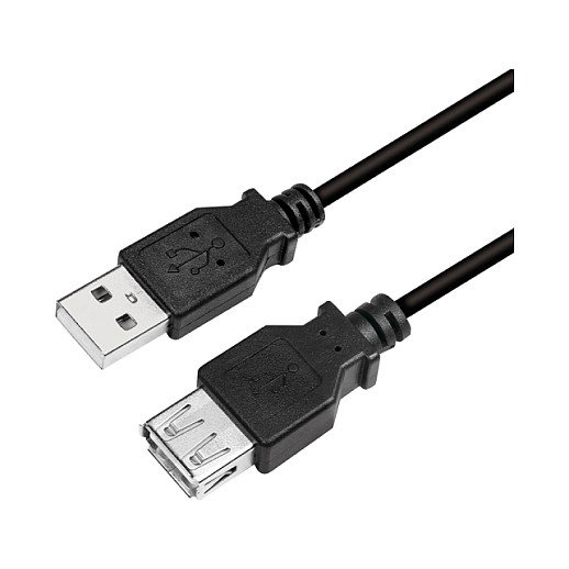 LogiLink Extensor de Cable USB 2.0, USB-A Macho a USB-A Hembra, 5 m, Negro LogiLink Extensor de Cable USB 2.0, USB-A Macho a USB-A Hembra, 5 m, Negro