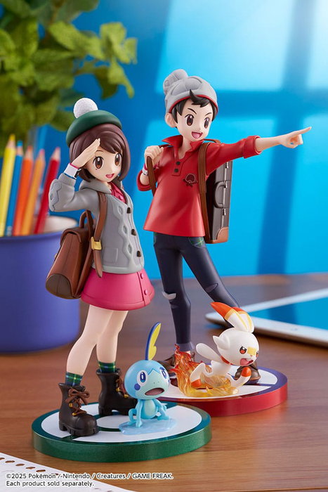 Pokémon Estatua ARTFXJ PVC 1/8 Victor & Scorbunny 21 cm