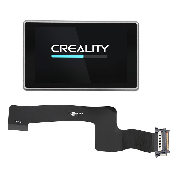 Creality 4001050073 Kit Pantalla Táctil para Impresora 3D Creality Ender-3 K1/K1C, Negro y Gris